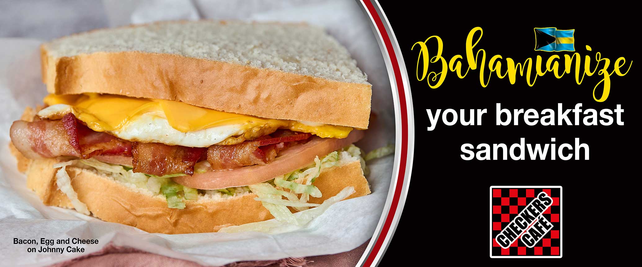 Bahamian Johnny Cake Sandwich